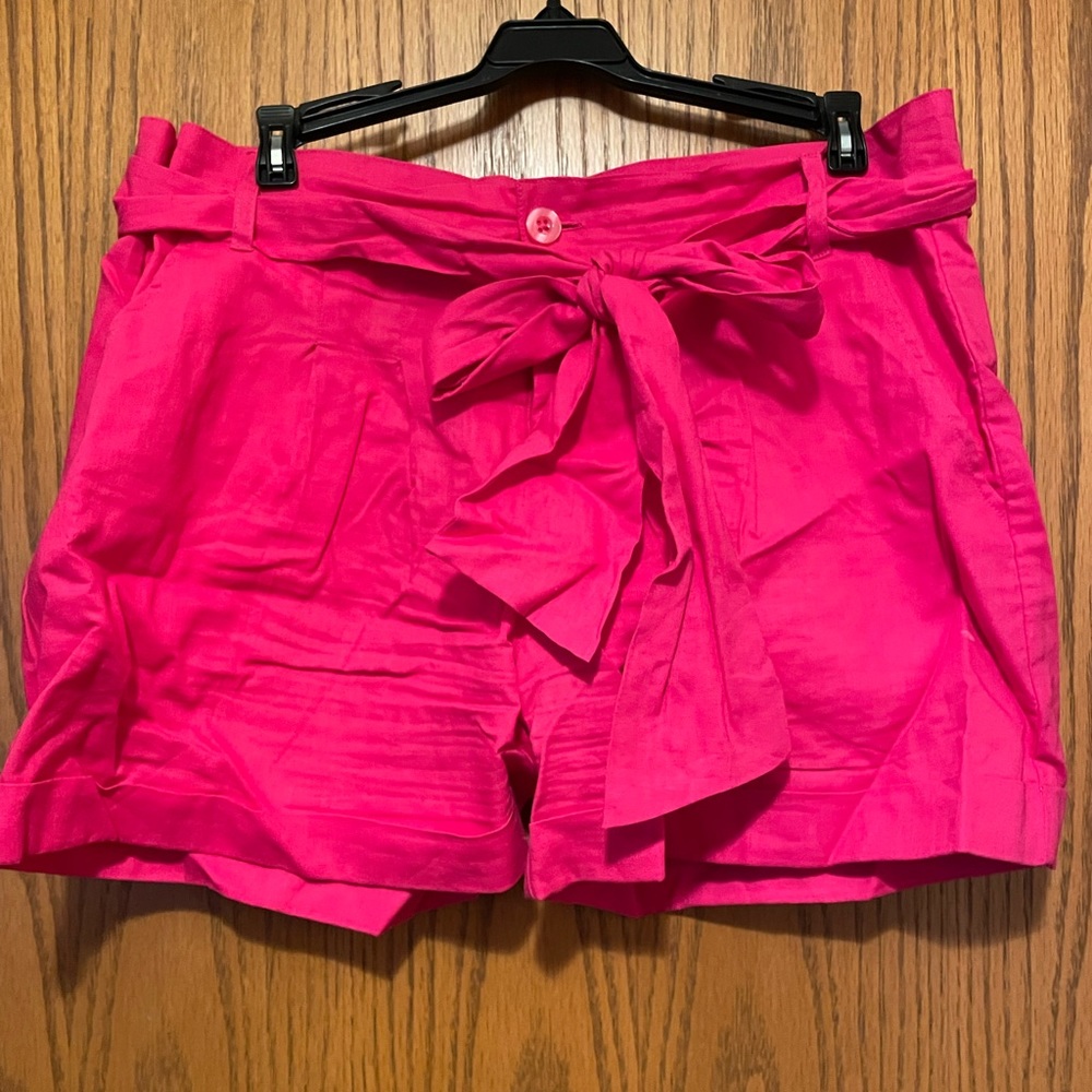 Size large, pink Lauren James shorts